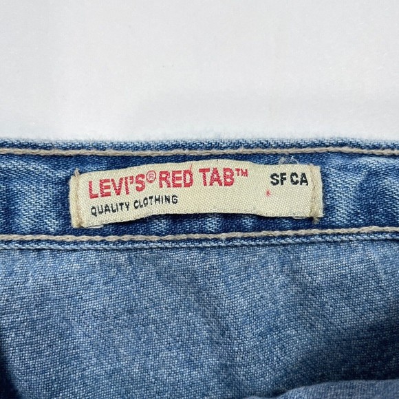 Vintage Levi’s Jeans Womens Size 14 Red Tab‎ High Rise 80s 90s Straight Fit 816 - Picture 6 of 12